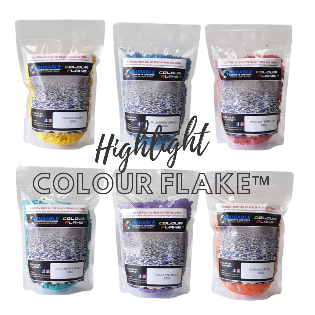 Colour Flakes & Flake Chips Durable Concrete Coatings Epoxy Supplies